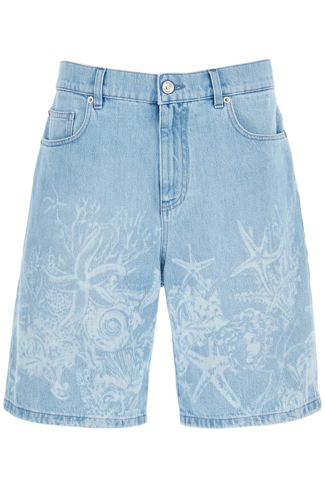 Versace "baroque sea denim lasered - Blue