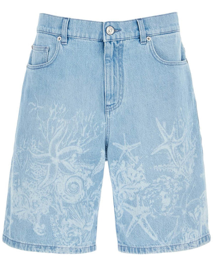 Versace "baroque sea denim lasered