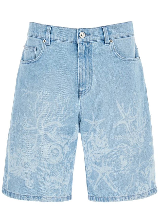 Versace "baroque sea denim lasered