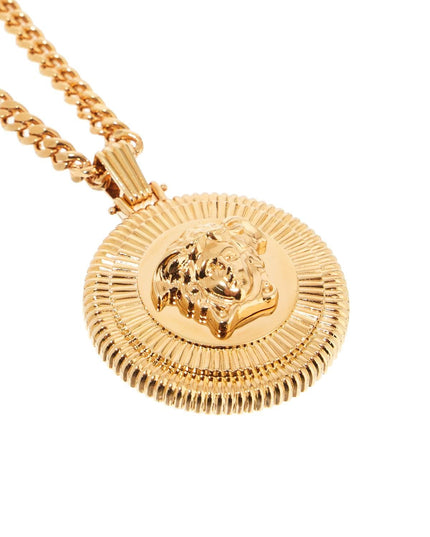 Versace biggie medusa necklace