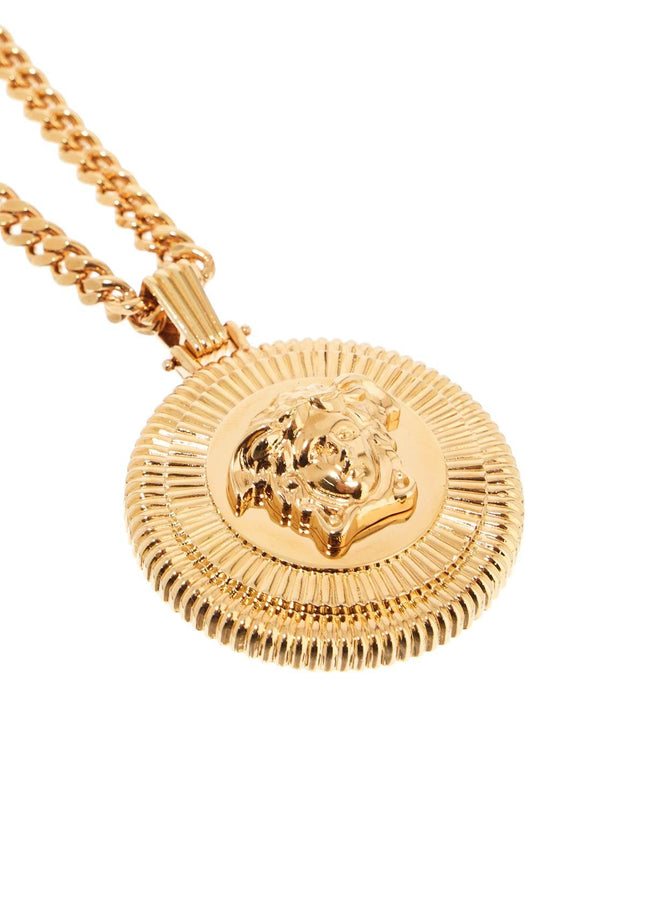 Versace biggie medusa necklace