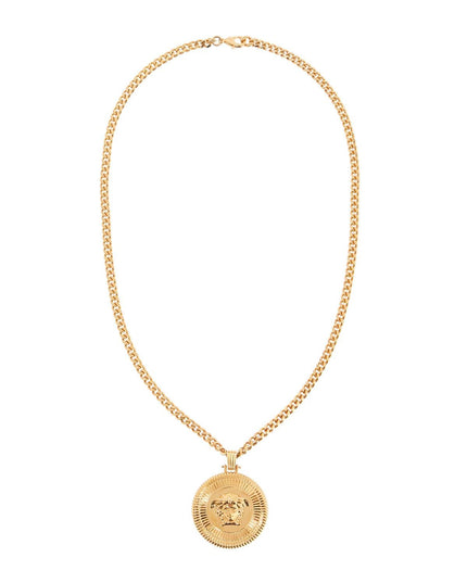 Versace biggie medusa necklace