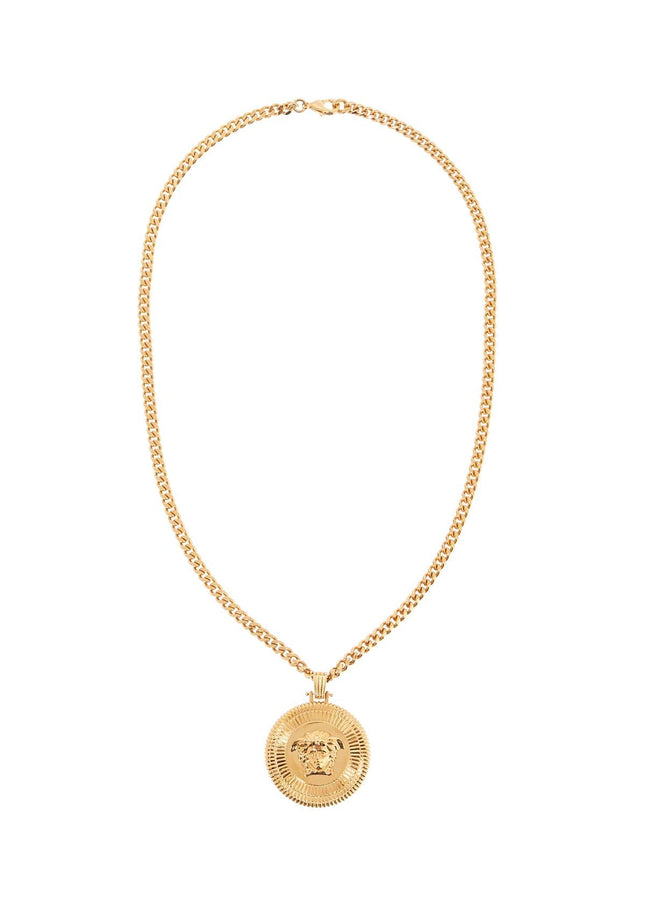 Versace biggie medusa necklace