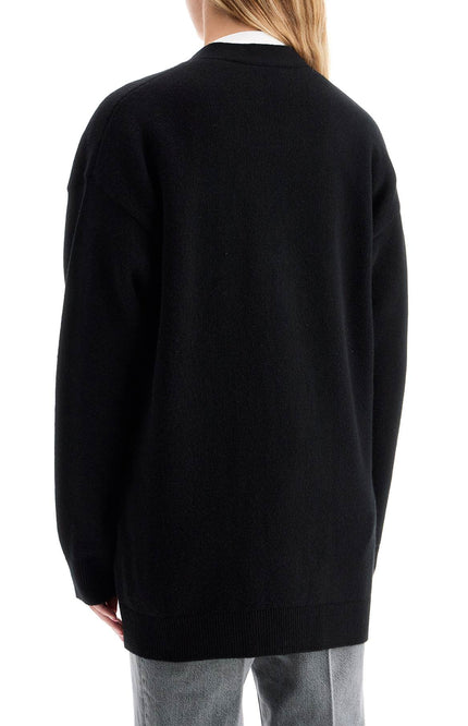 Versace boxy wool and cashmere cardigan