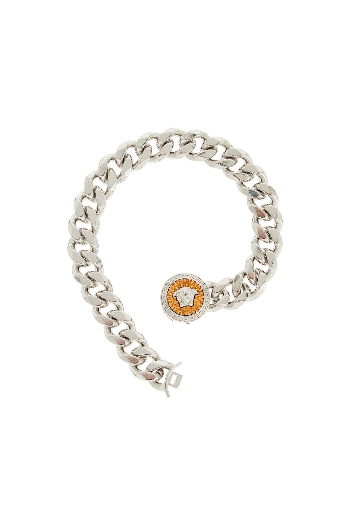 Versace "chain bracelet with medusa charm - Silver