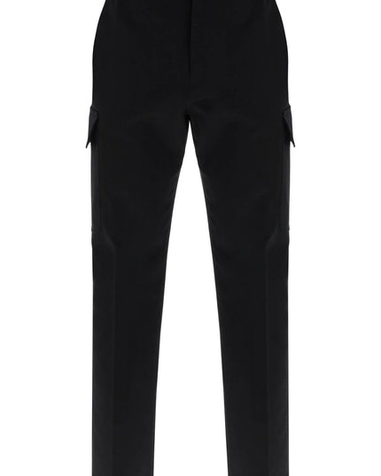 Versace cotton gabardine cargo pants in