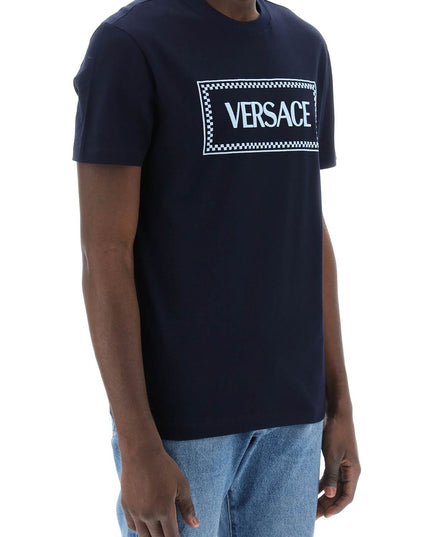 Versace embroidered logo t-shirt