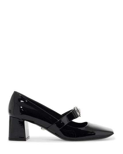 Versace "gianni ribbon patent leather dé - Black