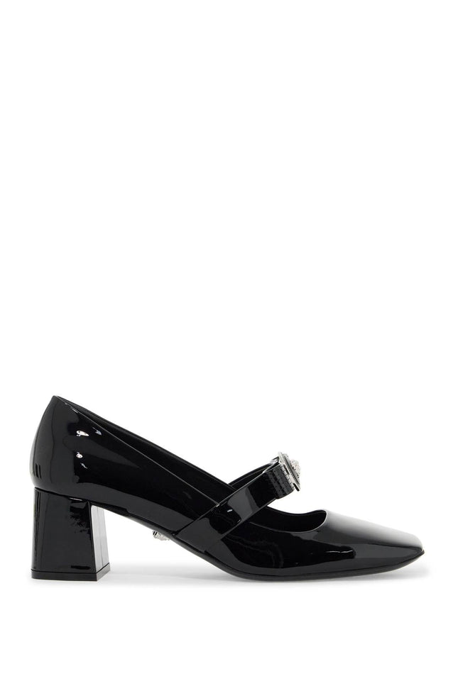 Versace "gianni ribbon patent leather dé - Black