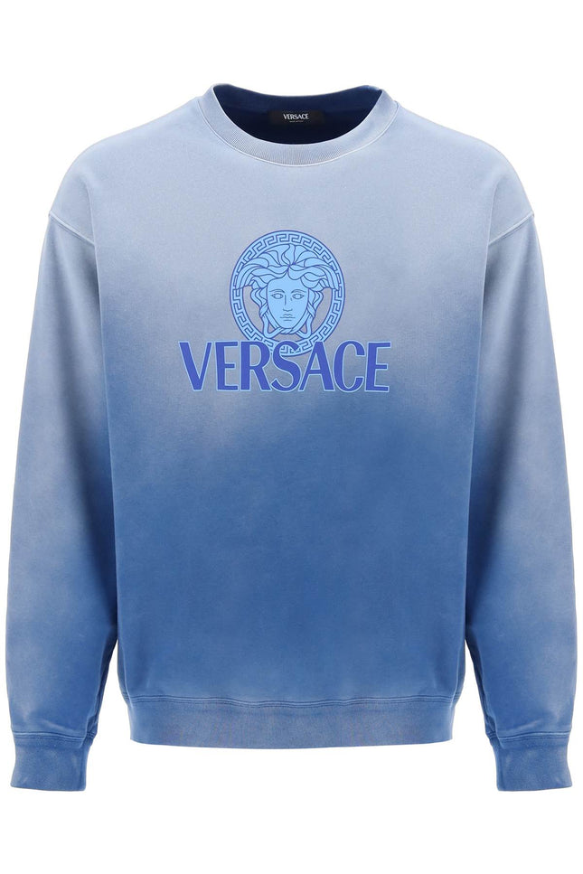 Versace "gradient medusa sweatshirt - Blue