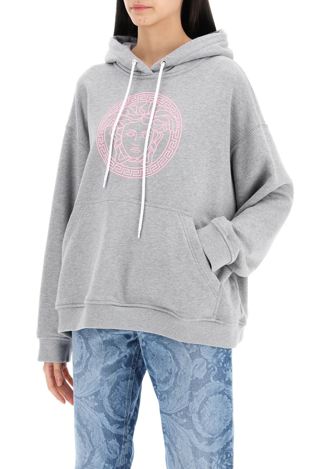 Versace hooded sweatshirt with - Grey