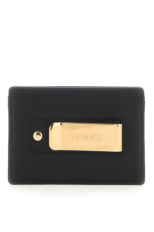 Versace leather medusa cardholder