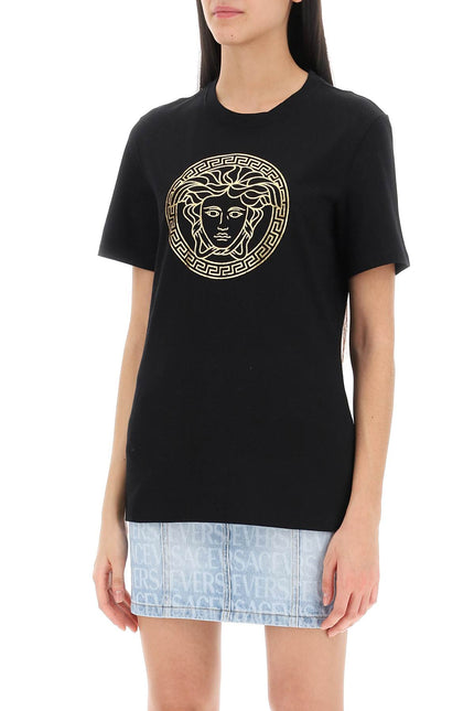 Versace medusa crew-neck t-shirt - Gold