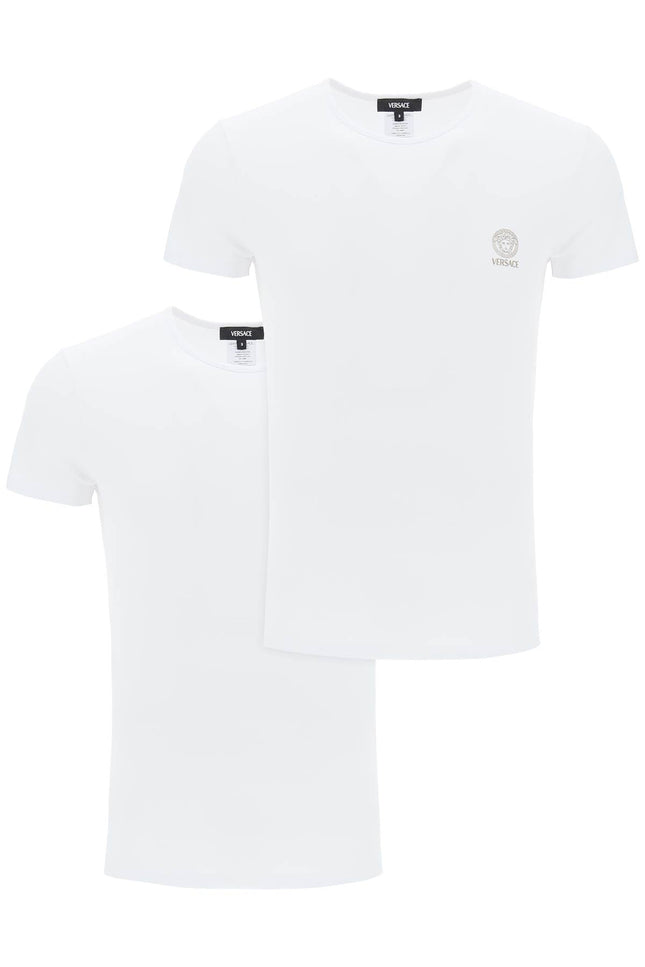 Versace medusa underwear t-shirt bi-pack - White