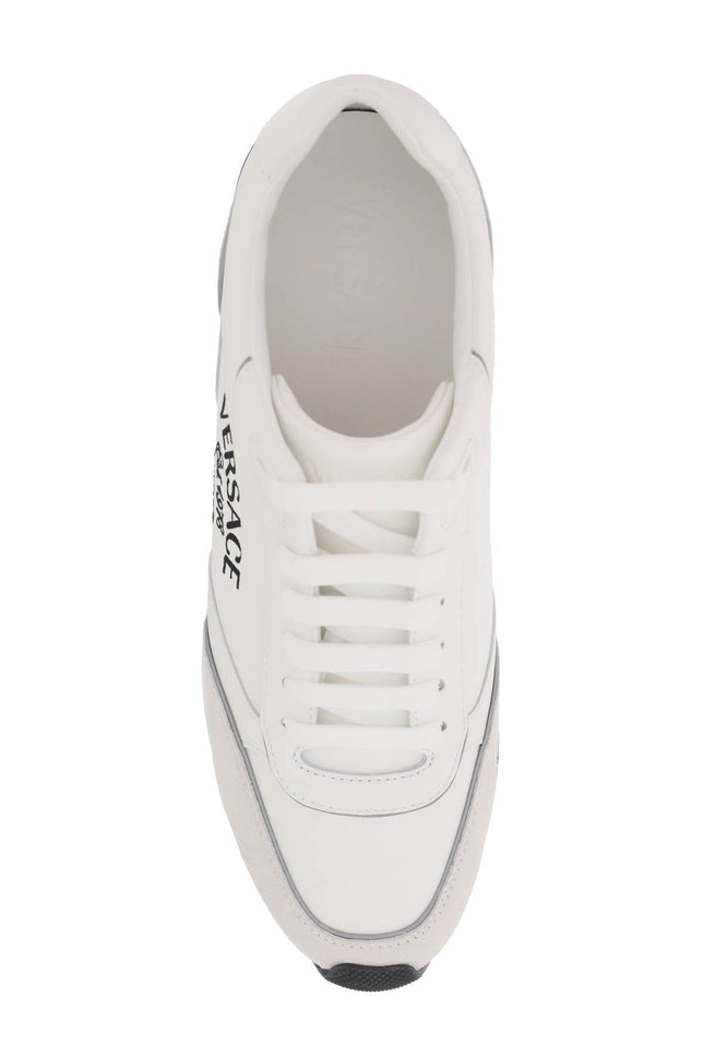 Versace milano runner sneakers - White