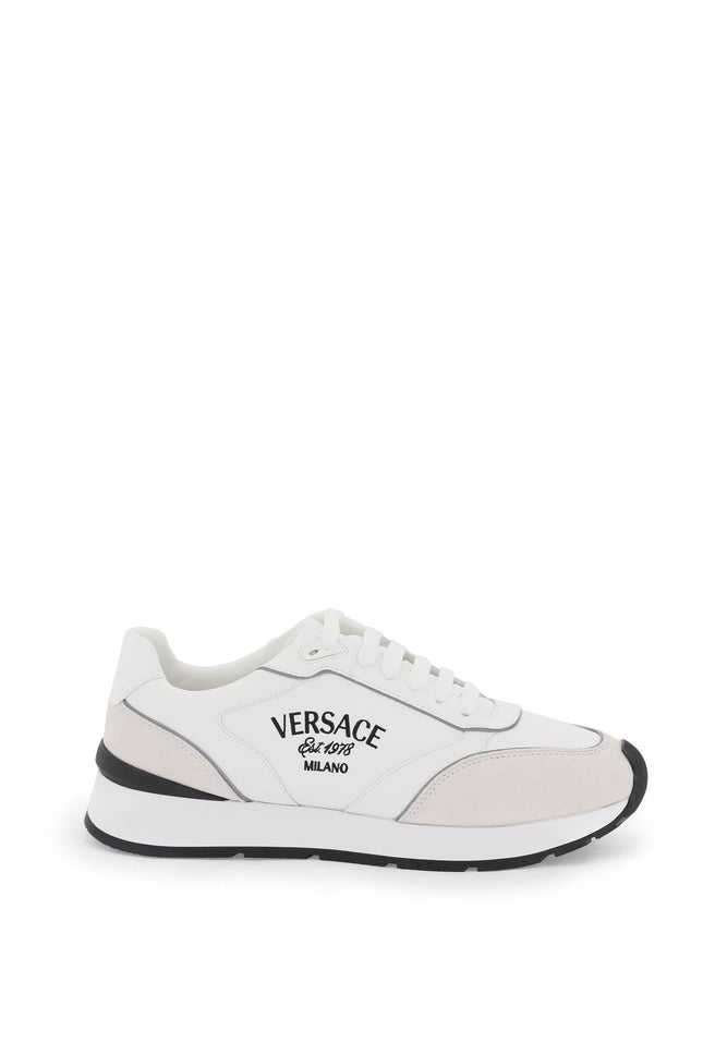 Versace milano runner sneakers - White