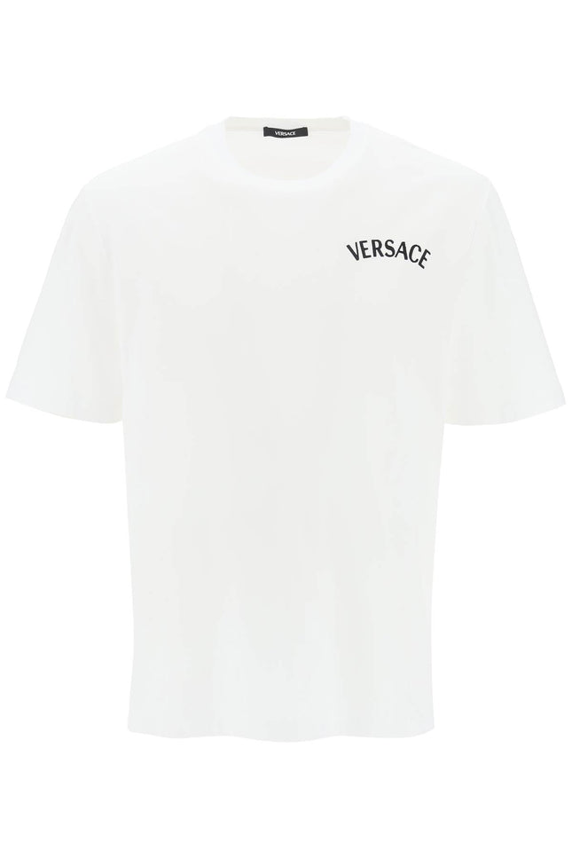 Versace milano stamp crew-neck t-shirt - White