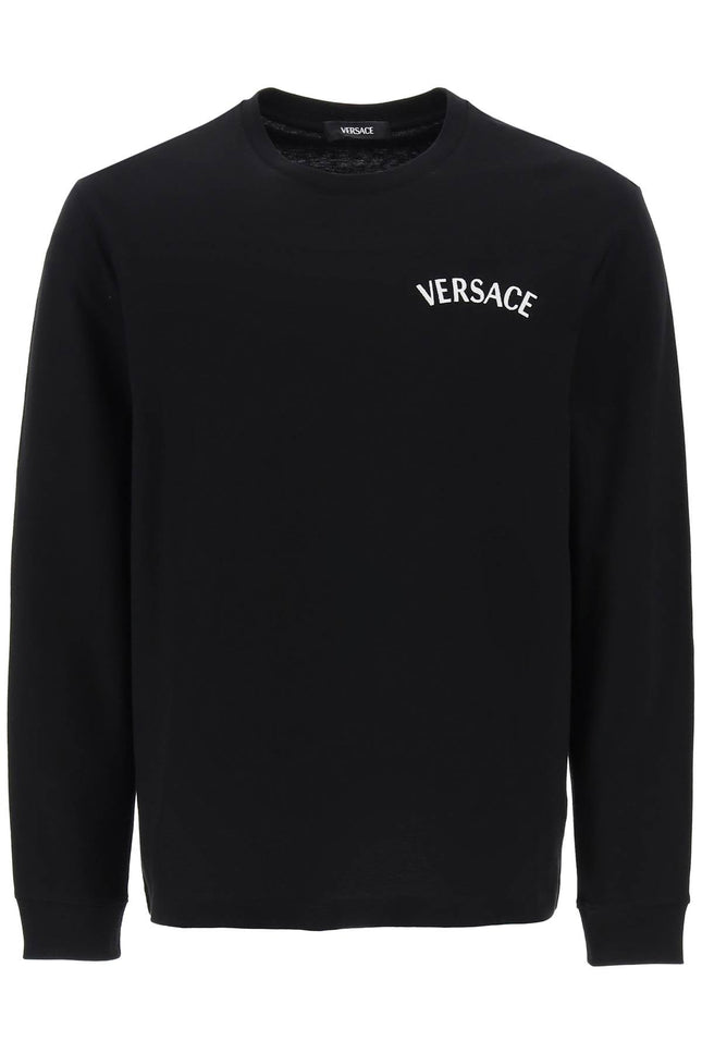 Versace milano stamp long-sleeved t-shirt