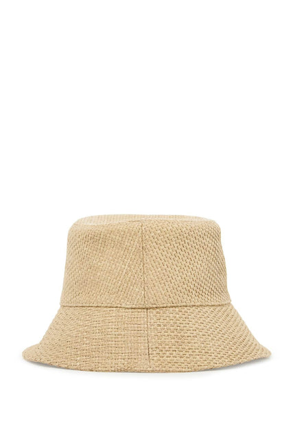 Versace raffia bucket hat for