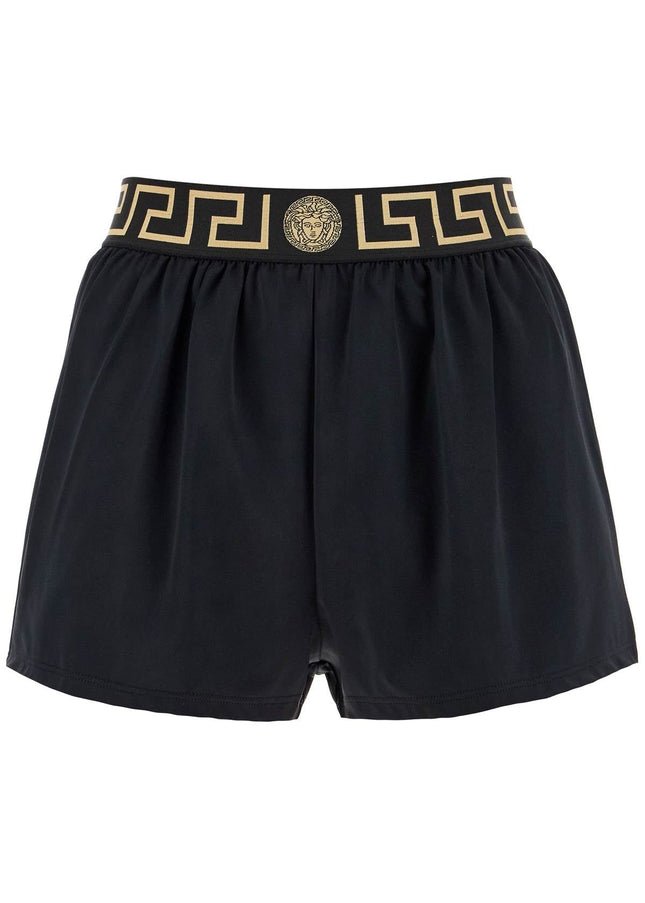 Versace "sea shorts with greek border trim