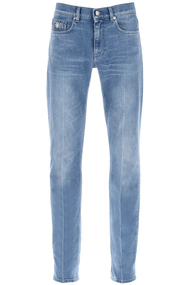 Versace stretch denim slim fit jeans