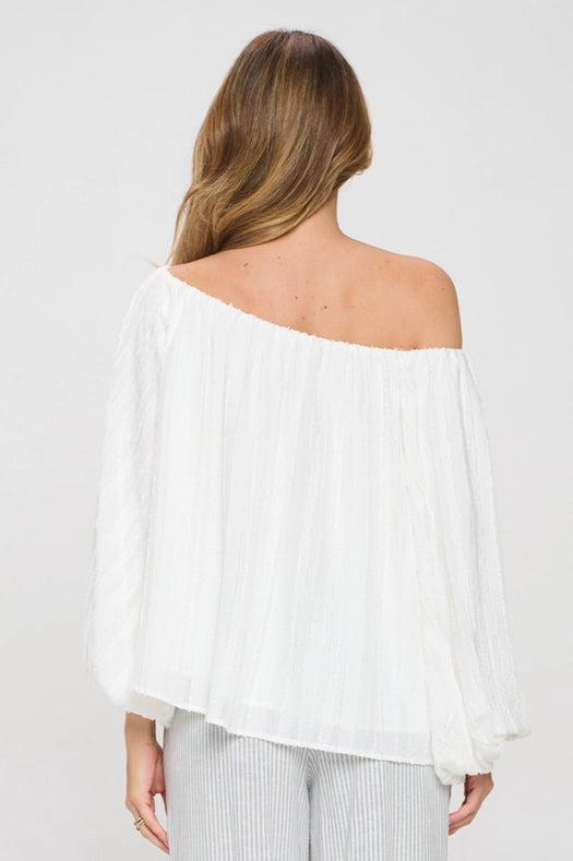 Versatile Sheer Heavy Boat Neck Top