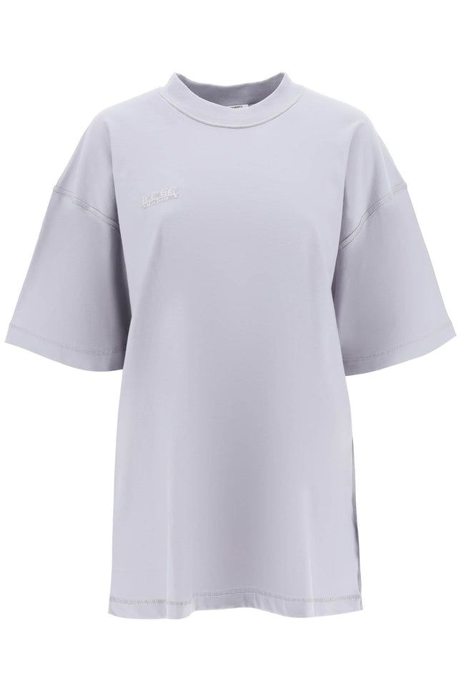 Vetements oversized organic cotton t-shirt-women > clothing > topwear-Vetements-l-Purple-Urbanheer