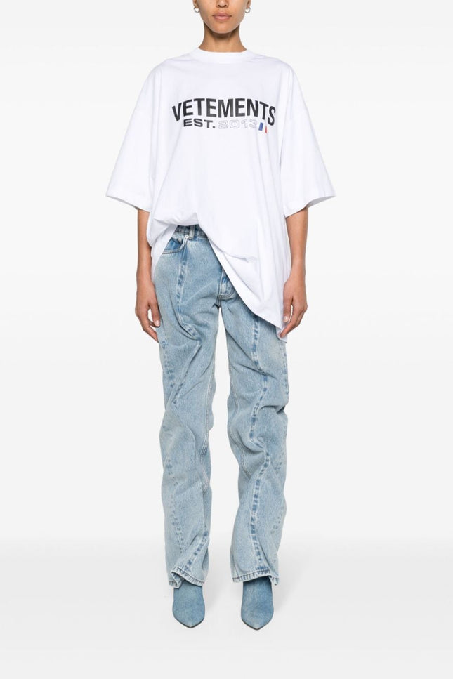 Vetements T-Shirts And Polos White