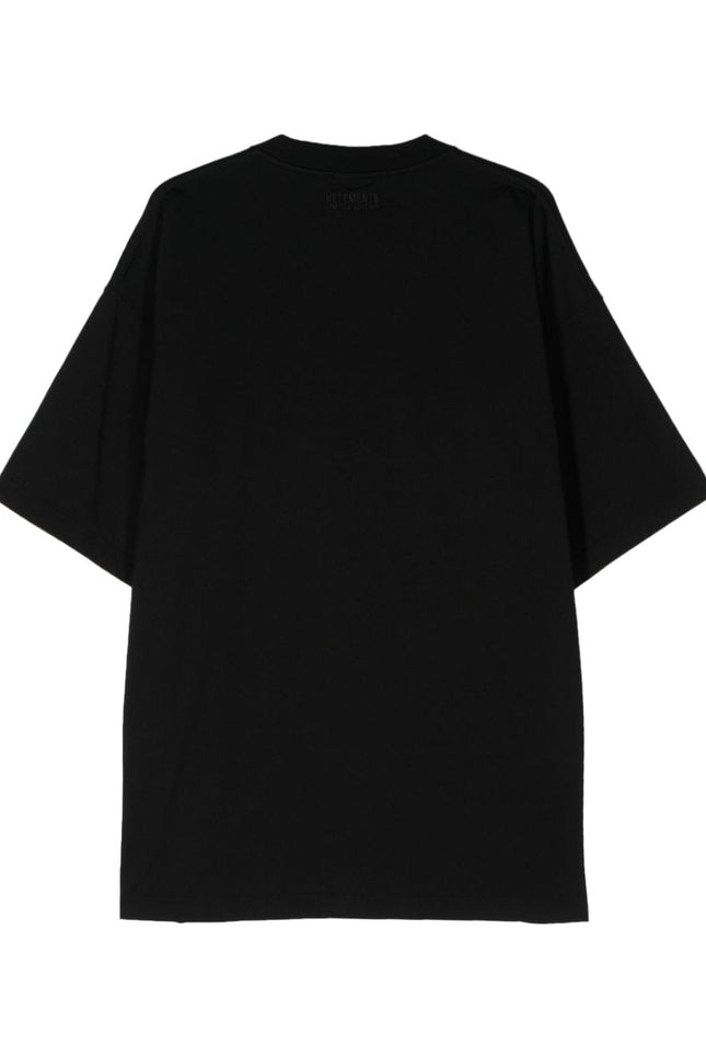 Vetements T-shirts and Polos Black