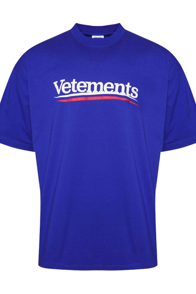 Vetements T-Shirts And Polos Blue