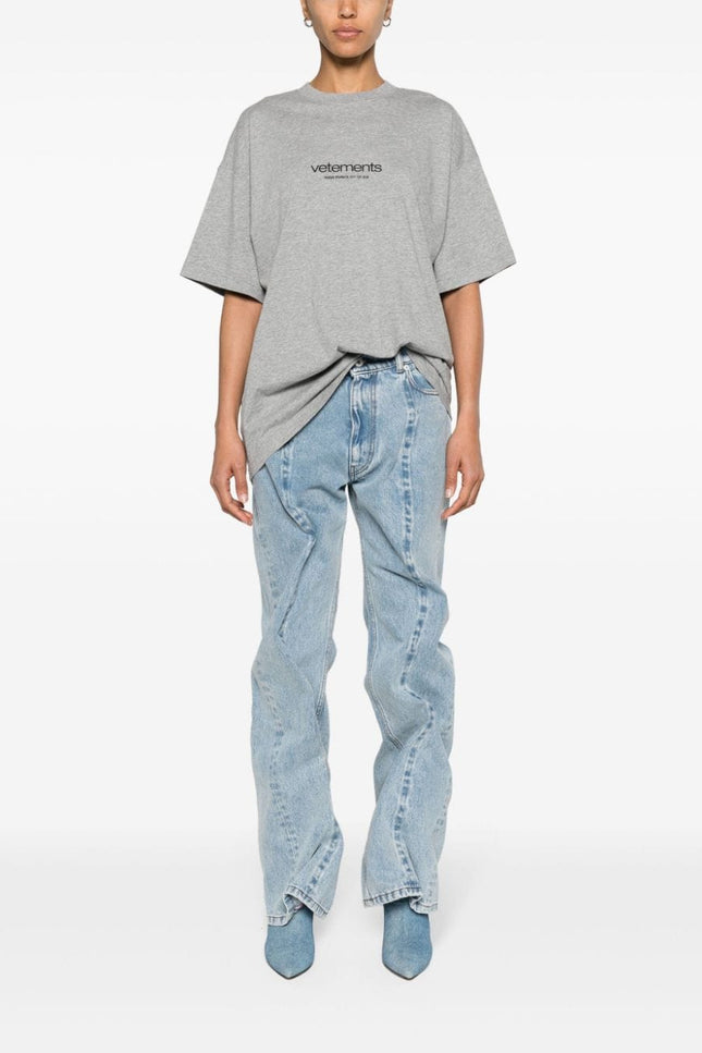 Vetements T-Shirts And Polos Grey