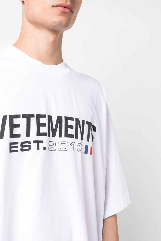 Vetements T-shirts and Polos White