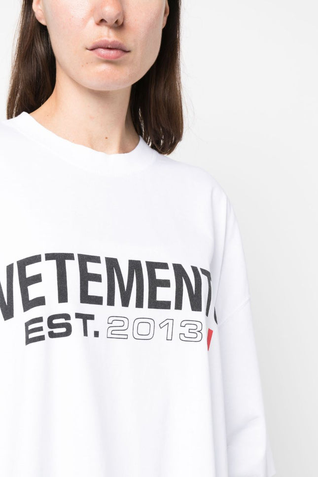 Vetements T-shirts and Polos White