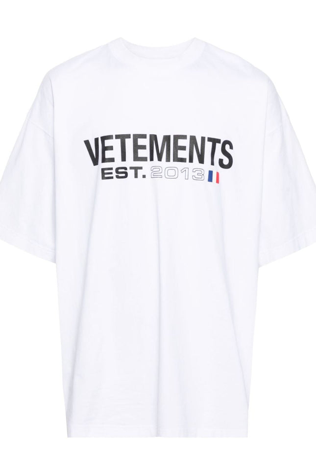 Vetements T-shirts and Polos White