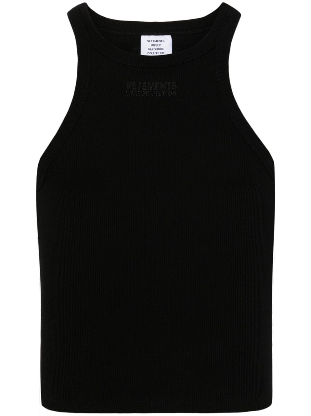 Vetements Top Black