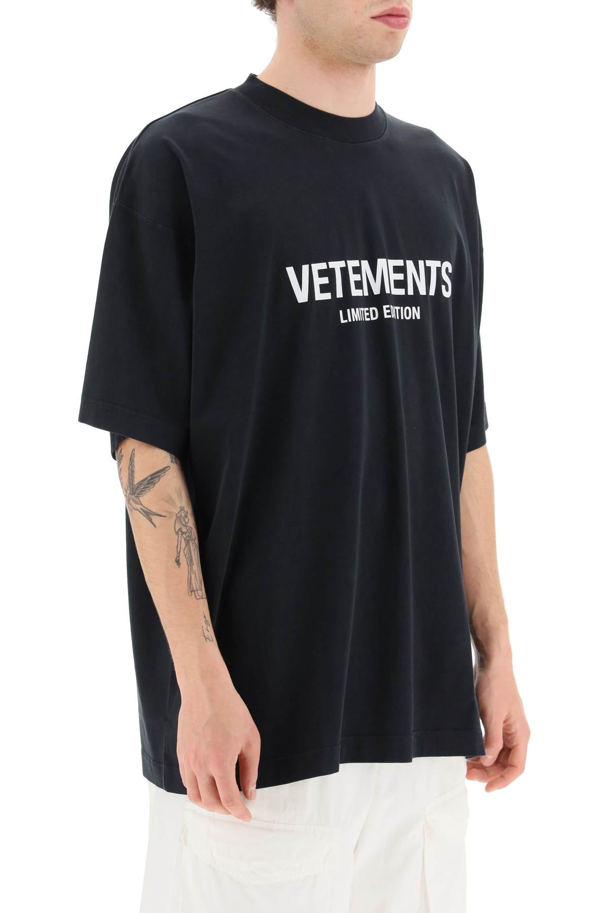 Vetements oversize t-shirt with logo