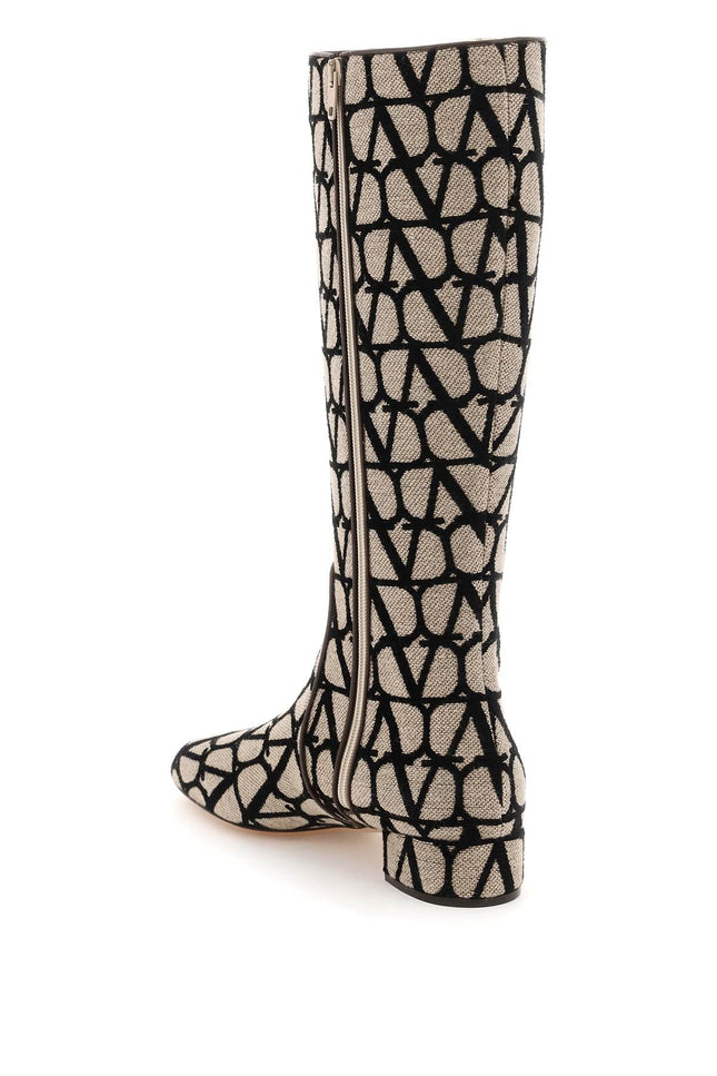 Vlogo Type Toile Iconographe Boots-women > shoes > boots > boots-Valentino GARAVANI-36-Nero-Urbanheer