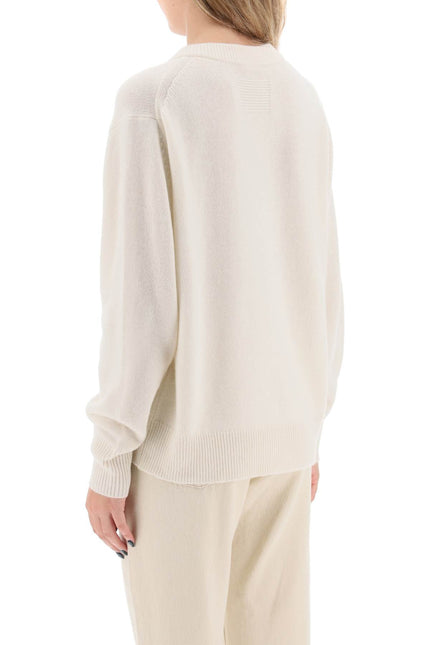 Guest In Residence The V Cashmere Sweater White-GUEST IN RESIDENCE-White-XS-Urbanheer