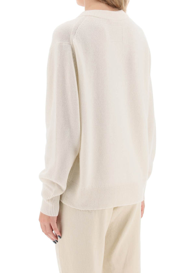 Guest In Residence The V Cashmere Sweater White-GUEST IN RESIDENCE-White-XS-Urbanheer