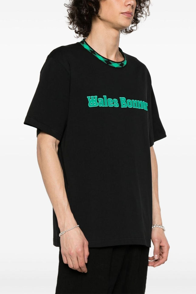 WALES BONNER T-shirts and Polos Black