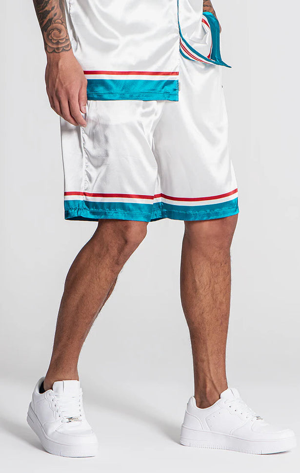 WHITE CUBANITO SHORTS-Shorts-Gianni Kavanagh-Urbanheer