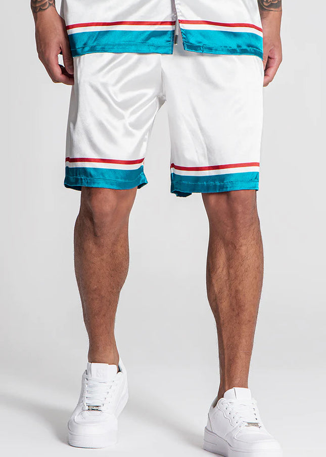 WHITE CUBANITO SHORTS-Shorts-Gianni Kavanagh-Urbanheer