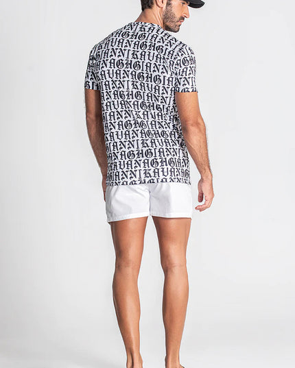 WHITE MESSAGE PRINT TEE-Tee-Gianni Kavanagh-Urbanheer