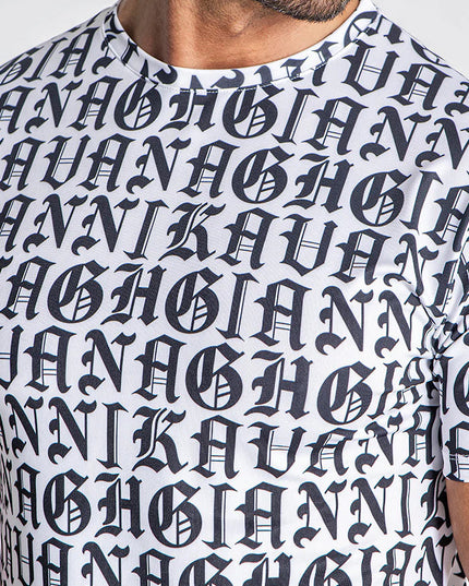 WHITE MESSAGE PRINT TEE-Tee-Gianni Kavanagh-Urbanheer