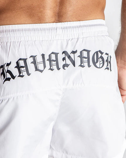 WHITE MESSAGE SWIMSHORTS-SWIMSHORTS-Gianni Kavanagh-Urbanheer