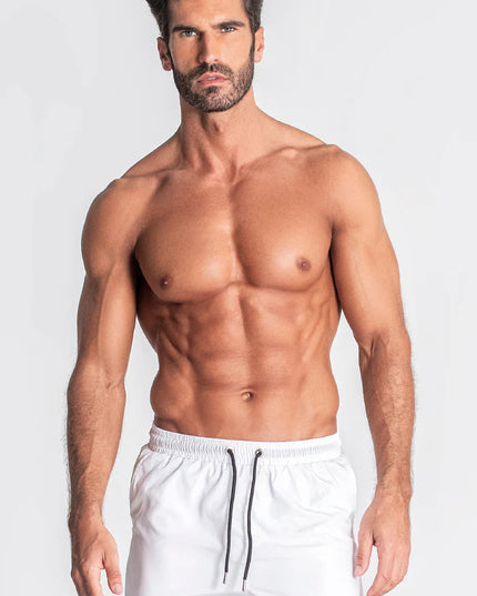 WHITE MESSAGE SWIMSHORTS-SWIMSHORTS-Gianni Kavanagh-XS-Urbanheer