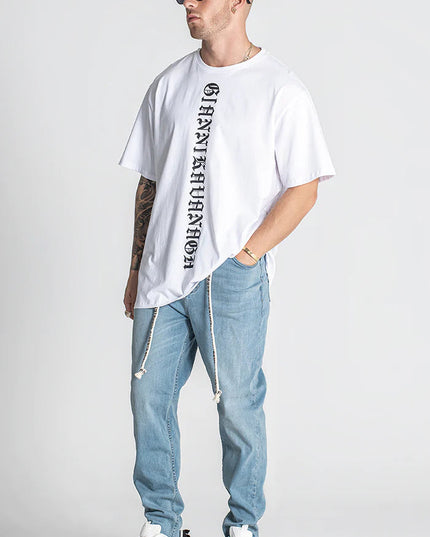 WHITE MESSAGE TEE-Tee-Gianni Kavanagh-Urbanheer