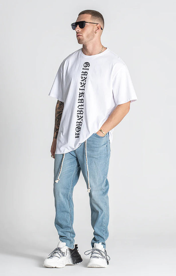 WHITE MESSAGE TEE-Tee-Gianni Kavanagh-Urbanheer