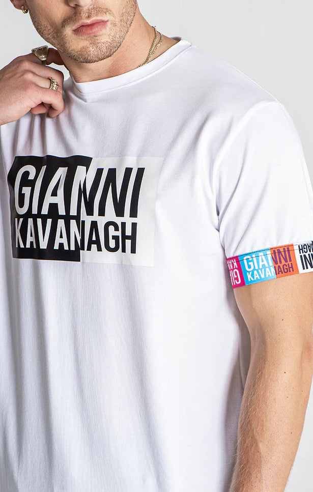 WHITE MULTIPLY TEE-Tee-Gianni Kavanagh-Urbanheer