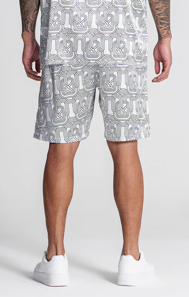 WHITE PARADISO SHORTS-Shorts-Gianni Kavanagh-Urbanheer